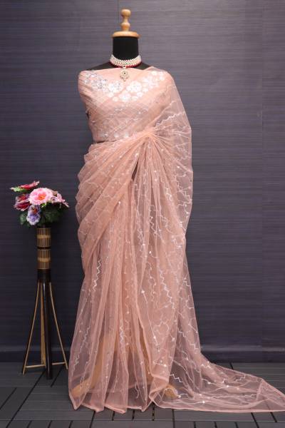  D.NO : BT-357 BY BT EMBROIDERY SAREE MANUFACTURER IN INDIA
